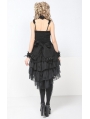 Black High-Low Gothic Lolita Dress