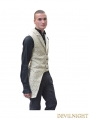 Yellow Alternative Pattern Gothic Vest for Men