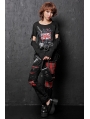 Black Punk T-Shirt for Women