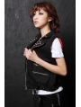 Black Rivet Punk Vest for Women