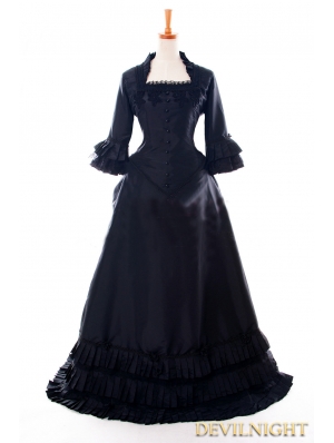 Black Victorian Fantasy Gown
