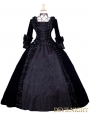 Black Velvet Gothic Victorian Ball Gowns