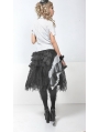 Black and White Romantic Gothic Skirt