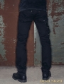 Black Zipper Chain Gothic Punk Pants for Men