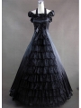 Classic Black Gothic Victorian Dress