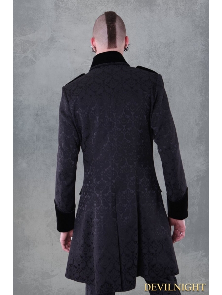 coat winter gothic pattern devilnight