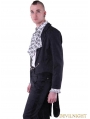 Black Gothic Swallow Tail Jacket for Men