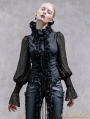 Romantic Long Sleeves Chiffon Gothic Blouse for Women