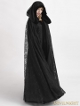 Black Gothic Long hooded Cape for Women