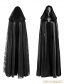 Black Gothic Long hooded Cape for Women