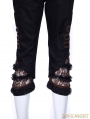Steampunk Slim Calf Length Trousers for Women