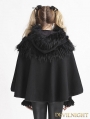 Black Gothic Lolita Cape