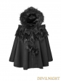 Black Gothic Lolita Cape