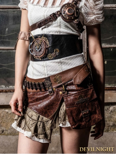 Steampunk waist hotsell bag