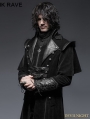 Black Gothic Long Cloak Coat for Men