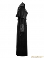 Black Gothic Long Cloak Coat for Men