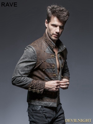 Steampunk Short Jacket for Men