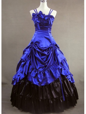 Blue Masquerade Gothic Ball Gowns