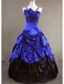 Blue Masquerade Gothic Ball Gowns