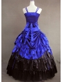 Blue Masquerade Gothic Ball Gowns