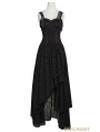 Asymmetrical Hem Lace Do Old Steampunk Dress