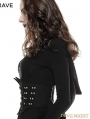 Black Buckle Loops Steampunk Girdle