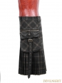 Plaid Gothic Punk Skirt for Men