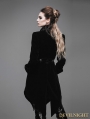 Black Vintage Gothic Swallow Tail Jacket for Women