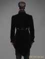 Black Vintage Gothic Swallow Tail Jacket for Men