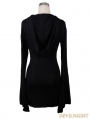 Black Gothic Witch Sexy Hooded Dress for Women