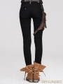 Devil Fashion Steampunk Pants with Coffee Pocket for Women