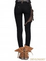 Devil Fashion Steampunk Pants with Coffee Pocket for Women