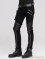 Devil Fashion Black Pocket Gothic Punk Pants for Men