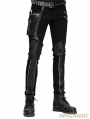 Devil Fashion Black Pocket Gothic Punk Pants for Men