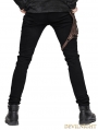 Devil Fashion Steampunk Pants with Coffee Pocket for Men