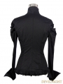 Devil Fashion Black Long Sleeves Pendant Romantic Gothic Shirt for Women