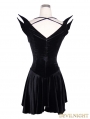 Devil Fashion Black Gothic Halloween Style Short Dress