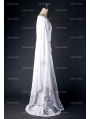 White Elegant Vintage Medieval Dress