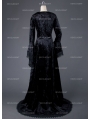 Black Gothic Vampire Medieval Dress