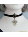 Black Vintage Elegant Dragon Pendant Necklace