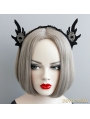 Black Halloween Elf Ear Party Headress