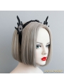 Black Halloween Elf Ear Party Headress