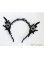 Black Halloween Elf Ear Party Headress