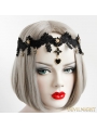 Black Vintage Lace Predant Headdress