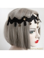 Black Vintage Lace Predant Headdress