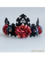 Black Gothic Wedding Crown Party Headdress