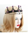 Black Gothic Rose Palace Crown Headdress