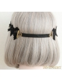 Black Gothic Vintage Elegant Lace Headdress