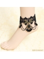 Black Gothic Lace Vintage Elegant Ankle Bracelet