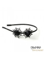 Black Gothic Rose Simple Headdress